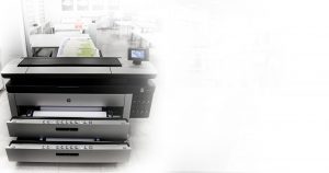 Der Grossformat­drucker HP PAGE WIDE XL 5100 ist schnell und effizient